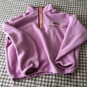 Columbia Helvetia Fleece Pullover in Pink